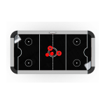 Игровой стол - аэрохоккей DFC Deluxe PLUM 90" 7ft